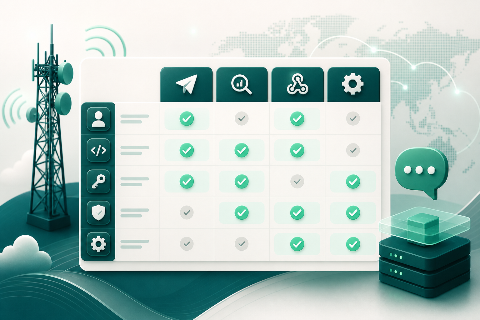 Mínimo privilegio en HTTP API y SMPP: capacidades, destinos, remitentes y límites