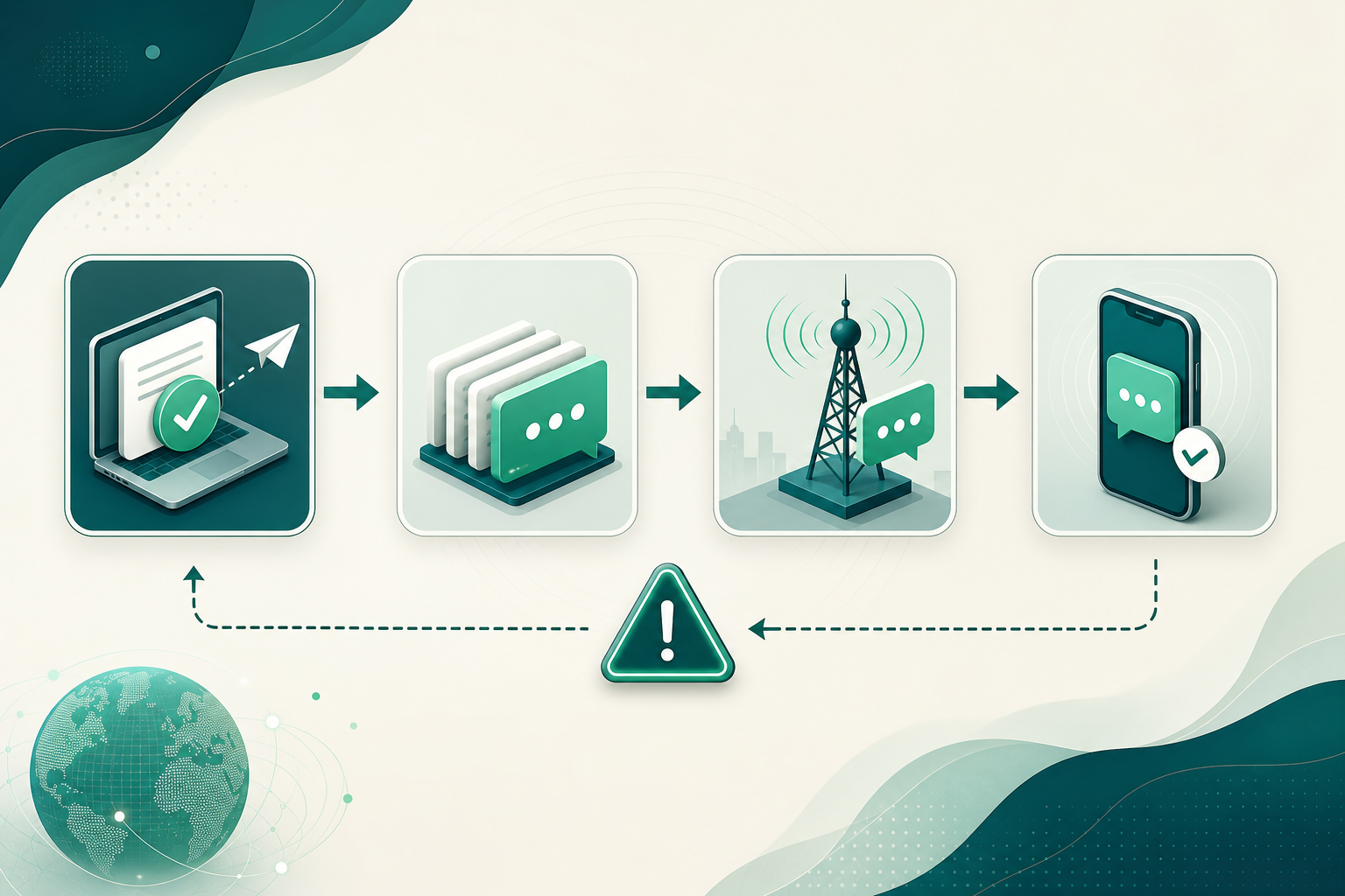 O que significa backpressure em SMS A2P