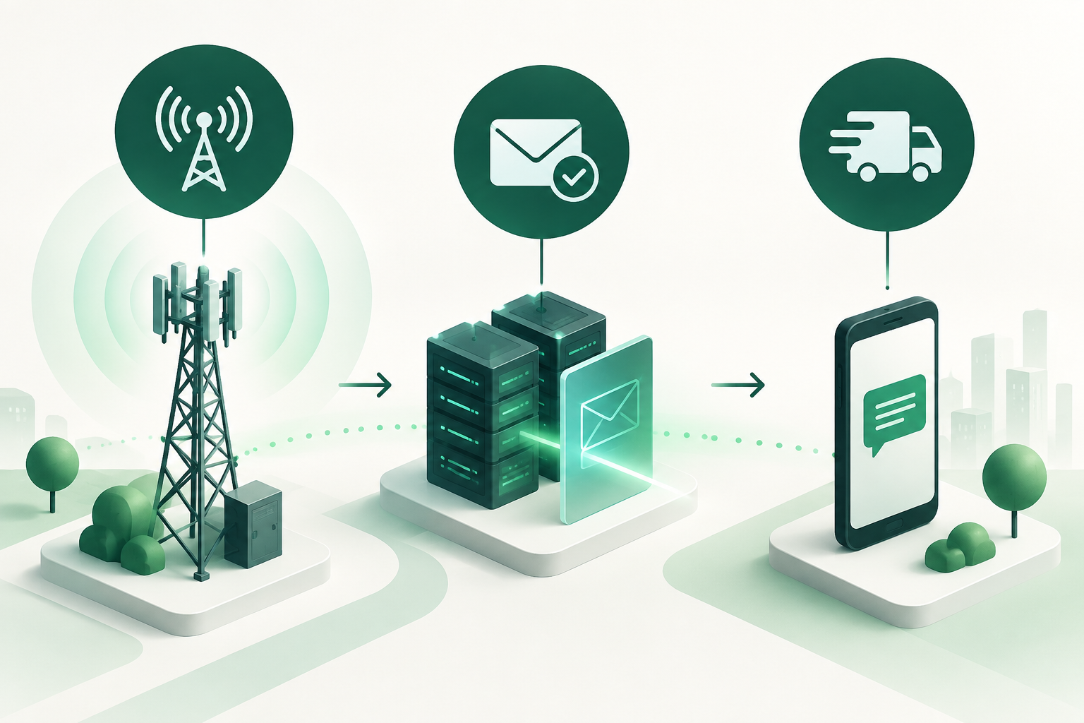 Connectivity, acceptance, and delivery are different signals