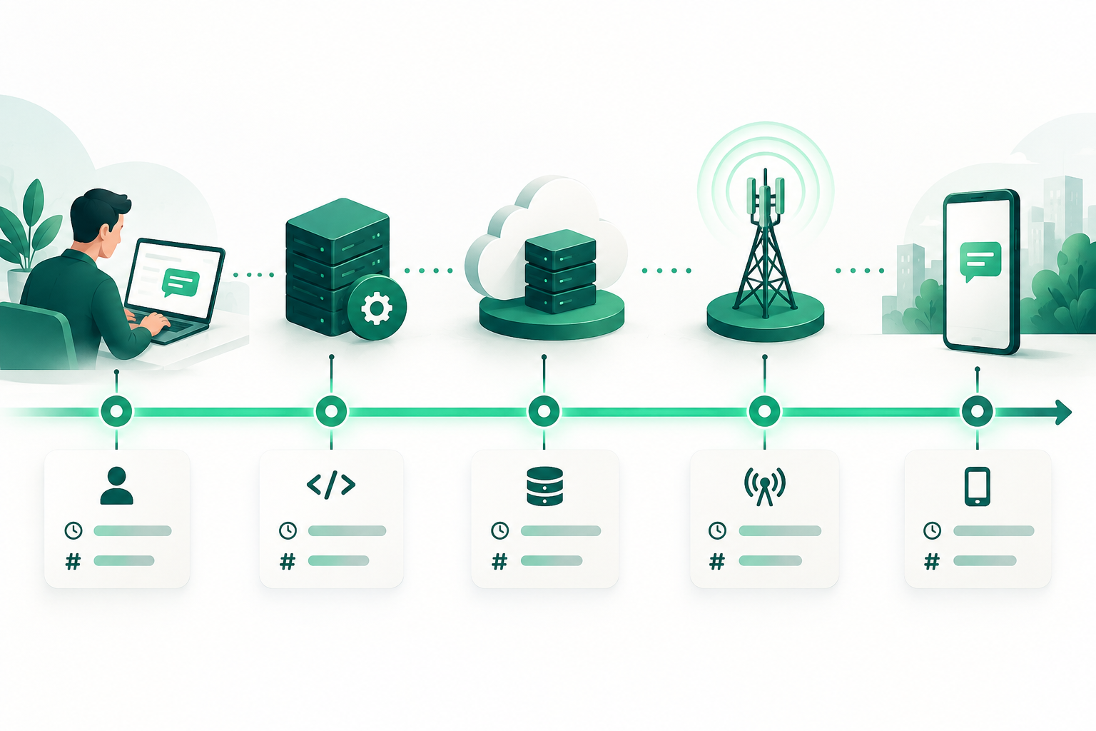 Map the message path and preserve identifiers