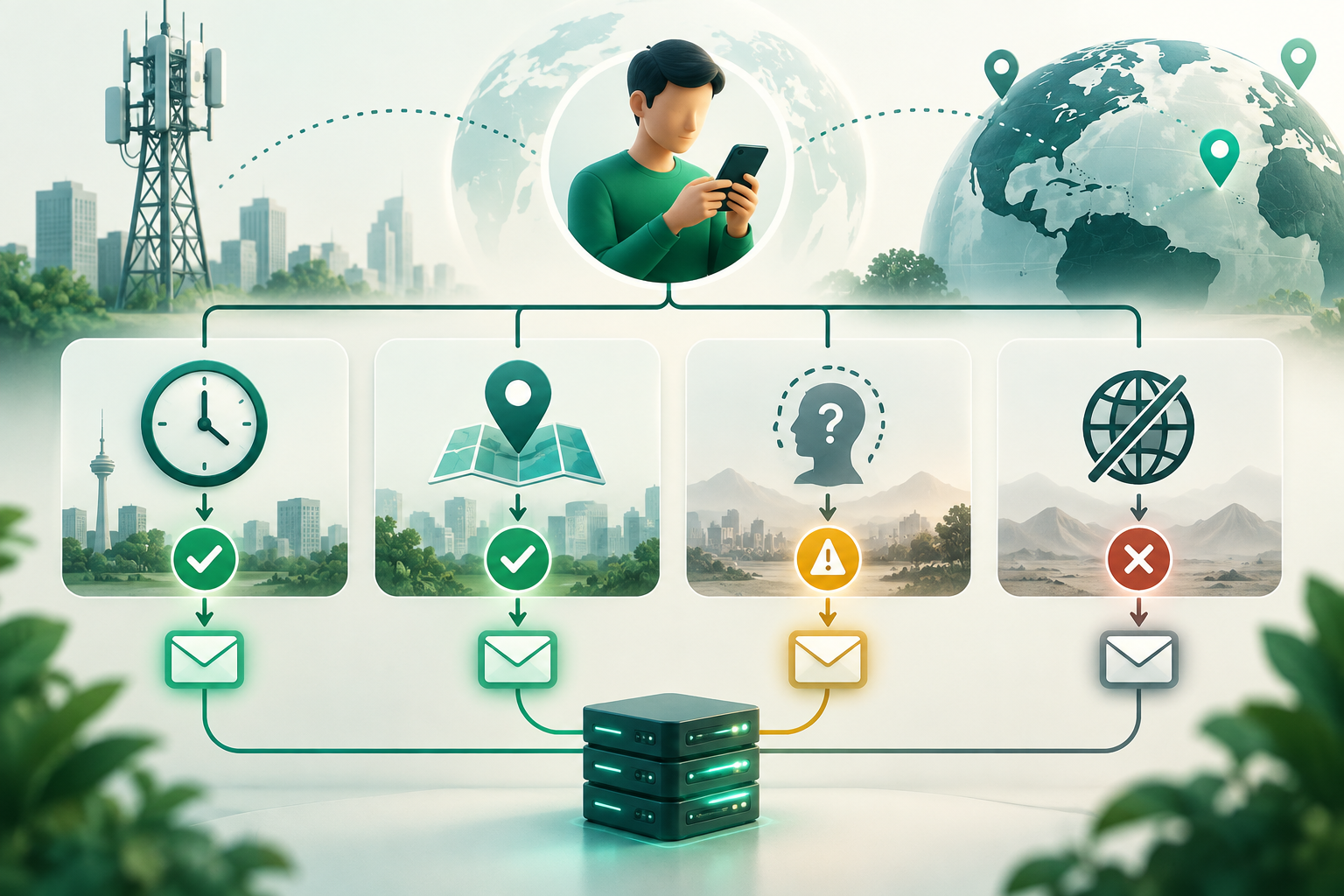 What data is needed to assign a time zone
